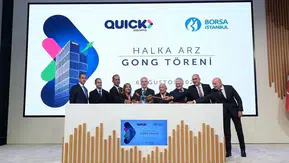 Quick Sigorta, borsa yolculuğuna gong töreniyle başladı
