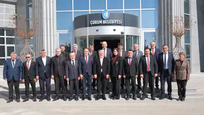 Çorum merkez ve köy muhtarlarından Belediye Başkanı Aşgın’a özel ziyaret