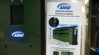 ASFAT'ın havadan su üretim sistemi günlük 25 tona kadar içme suyu üretiyor!
