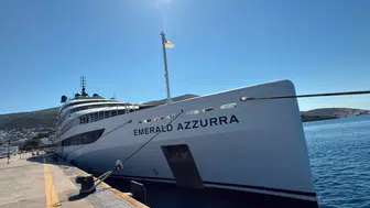 Emerald Azzurra kruvaziyeri Bodrum'a 100 yolcu getirdi