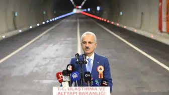 Ulaştırma Bakanı Uraloğlu, Çamlıhemşin Tüneli'nin açılışında önemli açıklamalarda bulundu