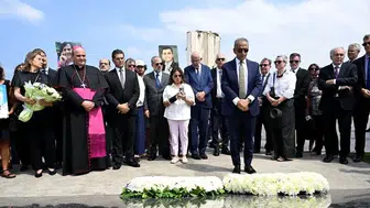 Beyrut liman felaketinin 6. yılında anma töreni düzenlendi