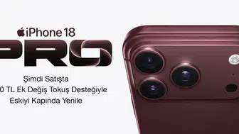 iPhone 18 Pro modelleri eskiyi yenile fırsatıyla Hepsiburada’da!