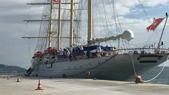 Bodrum'a star flyer kruvaziyeriyle 152 turist geldi