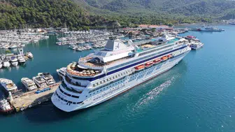 Astoria Grande kruvaziyeri Marmaris'e 447 turist getirdi