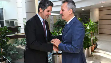 Savunma Sanayii Başkanı Görgün, Katarlı Büyükelçi Al-Henzab ile işbirliği görüşmesi yaptı