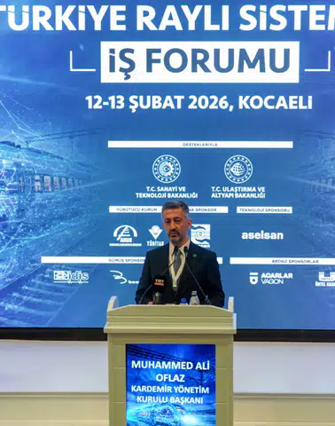 KARDEMİR Başkanı Oflaz, Türkiye Raylı Sistemler İş Forumu'nda Önemli Açıklamalarda Bulundu