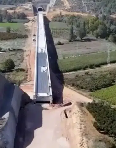 Bursa hızlı tren hattında üstyapı çalışmaları hız kazandı