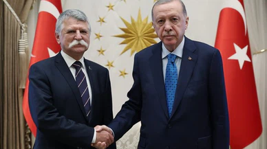 Cumhurbaşkanı Erdoğan, Macaristan Ulusal Meclis Başkanı Köver’i kabul etti