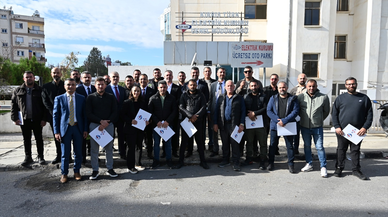 TEDAŞ, Kıbrıs Türk Elektrik Kurumu personeline elektrik ve iş güvenliği eğitimi verdi