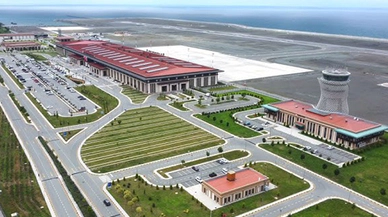 Rize-Artvin Havalimanı'nı kasımda 99 bin 528 yolcu kullandı