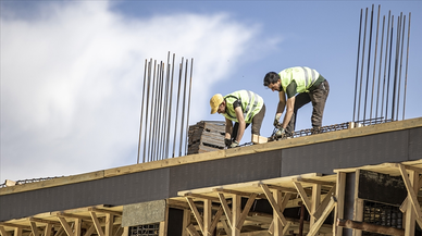 İnşaat üretim endeksi ekimde yıllık yüzde 28 arttı