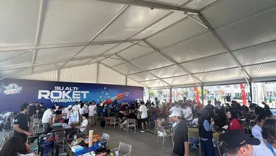 Gençlerin su altı roket heyecanı TEKNOFEST Mavi Vatan'da yaşandı