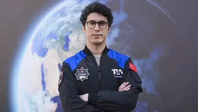 Astronot Tuva Cihangir Atasever, eğitim söyleşisinde uzay serüvenini anlattı