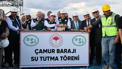 Gümüşhane'deki Çamur Barajı su tutma töreni gerçekleşti