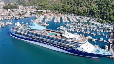 Marella Discovery kruvaziyeri Marmaris'e 1731 turist getirdi
