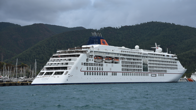 Marmaris'e 'Europa 2' kruvaziyeriyle 483 yolcu geldi