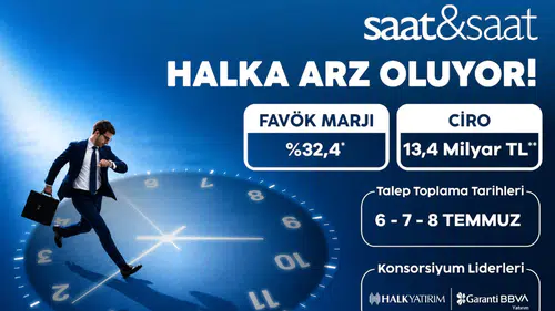 Zamanın devi borsaya açılıyor: Saat&Saat halka arzında talep toplama başladı!