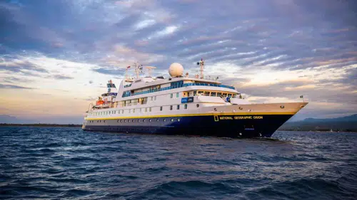 Lüks butik kruvaziyer National Geographic Orion Bodrum'a demirledi