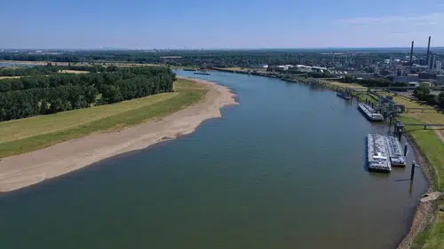 Ren Nehri'ndeki düşük su seviyeleri Almanya ekonomisini tehdit ediyor