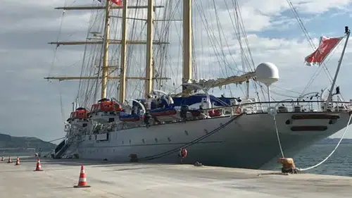 Bodrum'a star flyer kruvaziyeriyle 152 turist geldi