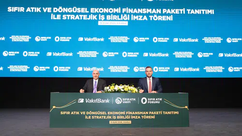 Sıfır Atık Vakfı ve VakıfBank'tan sıfır atık dönüşümüne 10 milyar TL’lik dev kaynak