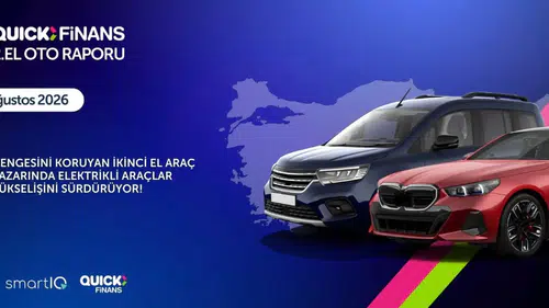Quick Finans ve SmartIQ raporuna göre ikinci el otomobil satışları ağustos ayını yatay tamamladı