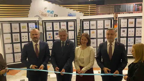Moldova'nın bağımsızlığının 35. yılı için pul sergisi açıldı