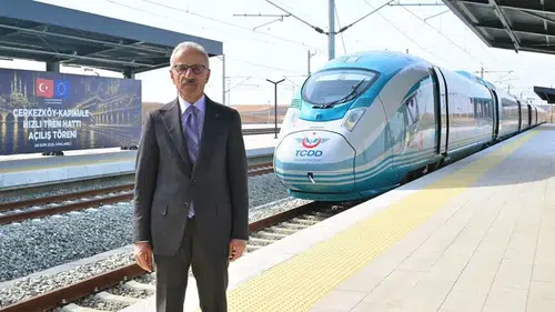 Avrupa sınırına kesintisiz ulaşım: Çerkezköy-Kapıkule hızlı tren etabı yarın hizmete giriyor