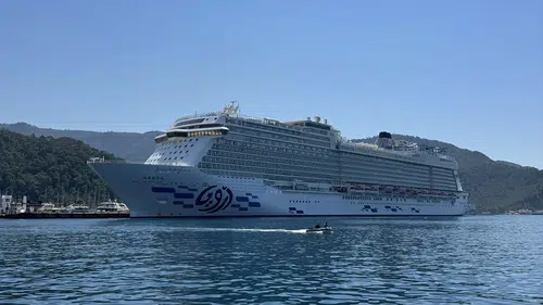 Malta bayraklı Aroya'dan Marmaris'e rekor turist ziyareti