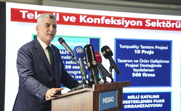 Tekstil ve giyim sektörüne umutlu bir bakış: Bakan Bolat fuarda değerlendirdi