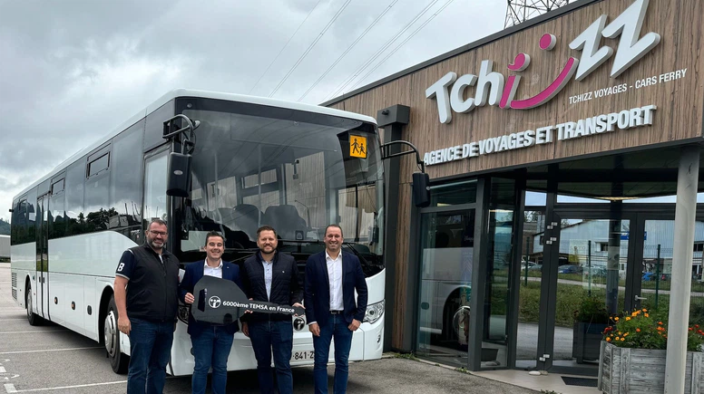 Temsa Fransa’ya 6 bininci araç teslimatını yaptı