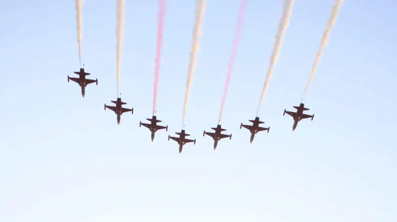 Başkan Altay, Konya Bilim Festivali'nde Türk Yıldızları'nın gösterisini vatandaşlarla izledi