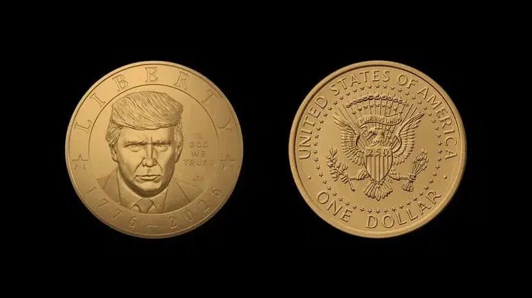 Donald Trump portreli 1 dolarlık paralar satışa çıktı