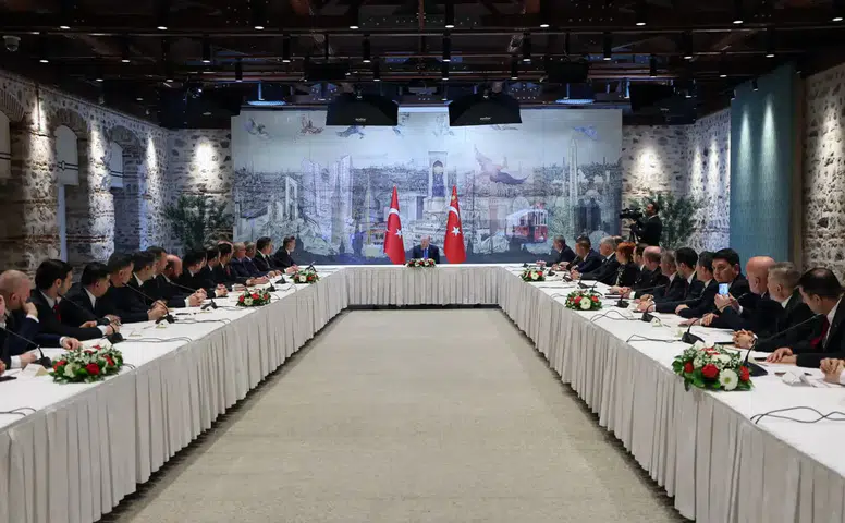 Cumhurbaşkanı Erdoğan iş dünyasıyla omuz omuza! Askon heyetini kabul etti