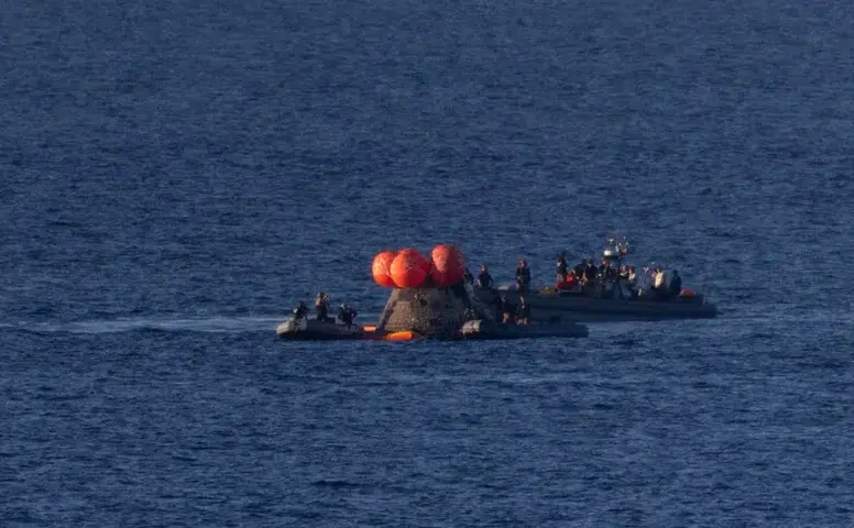 Artemis II mürettebatı 10 günlük Ay görevinin ardından Dünya'ya döndü!