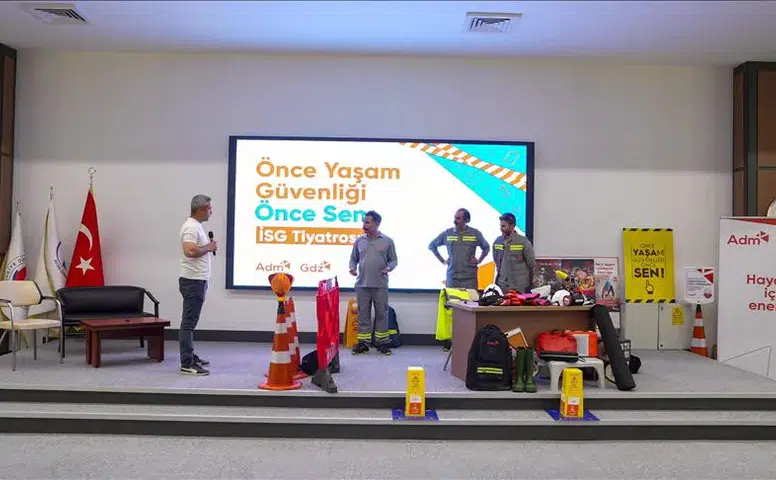 Adm ve Gdz Elektrik'ten iş sağlığı ve güvenliği için farkındalık çalışmaları!