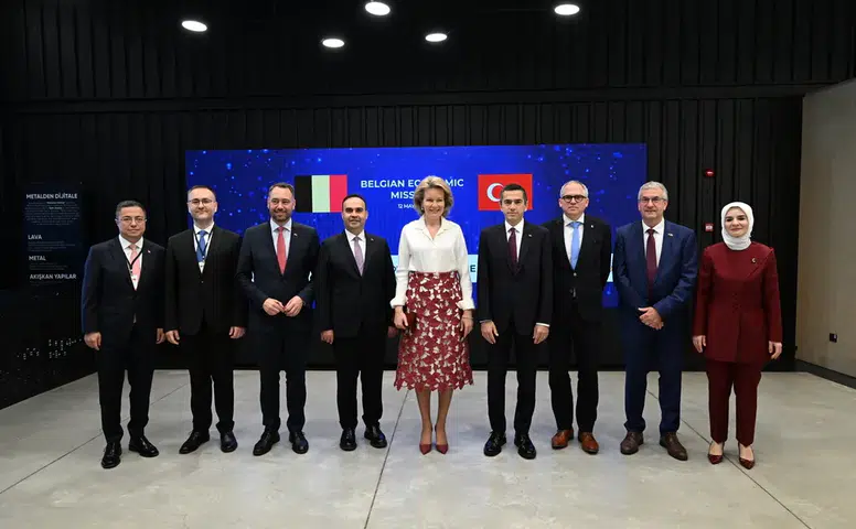 Belçika Kraliçesi Mathilde Mext Teknoloji Merkezi'ni ziyaret etti!