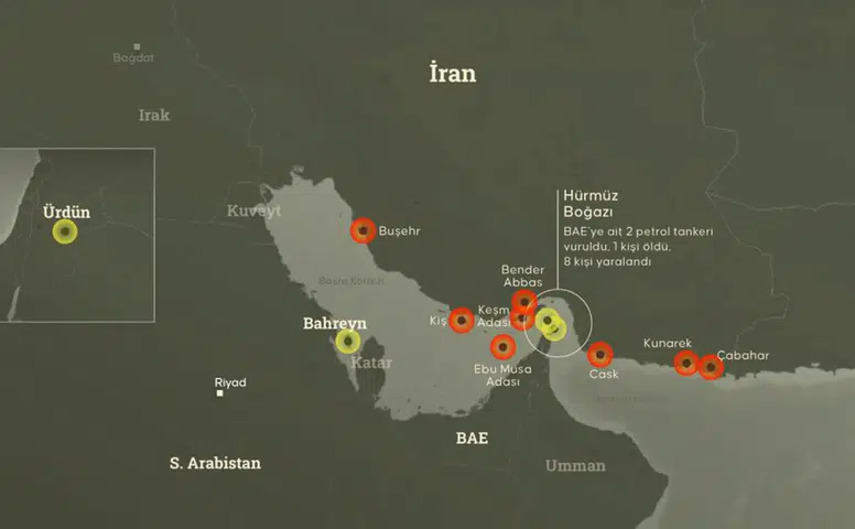 Pentagon’dan İran limanlarına ağır hava saldırısı!