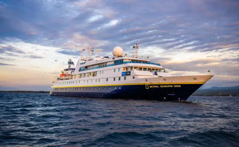 Lüks butik kruvaziyer National Geographic Orion Bodrum'a demirledi