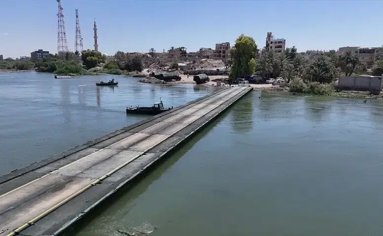 TSK ve Suriye ordusundan stratejik yüzer köprü hamlesi