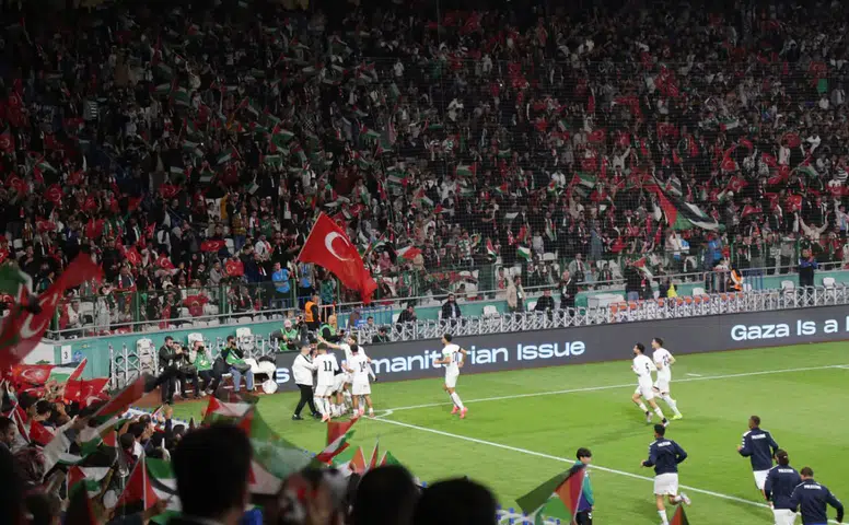 Konyaspor ve Filistin Milli Takımı dayanışma için sahadaydı!