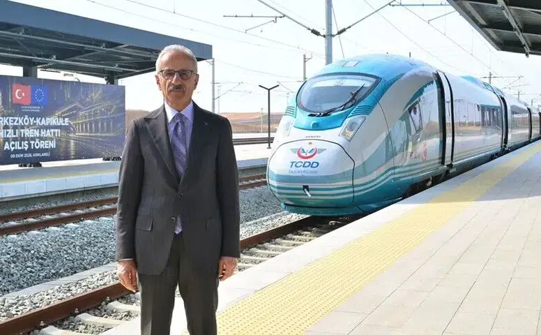 Avrupa sınırına kesintisiz ulaşım: Çerkezköy-Kapıkule hızlı tren etabı yarın hizmete giriyor