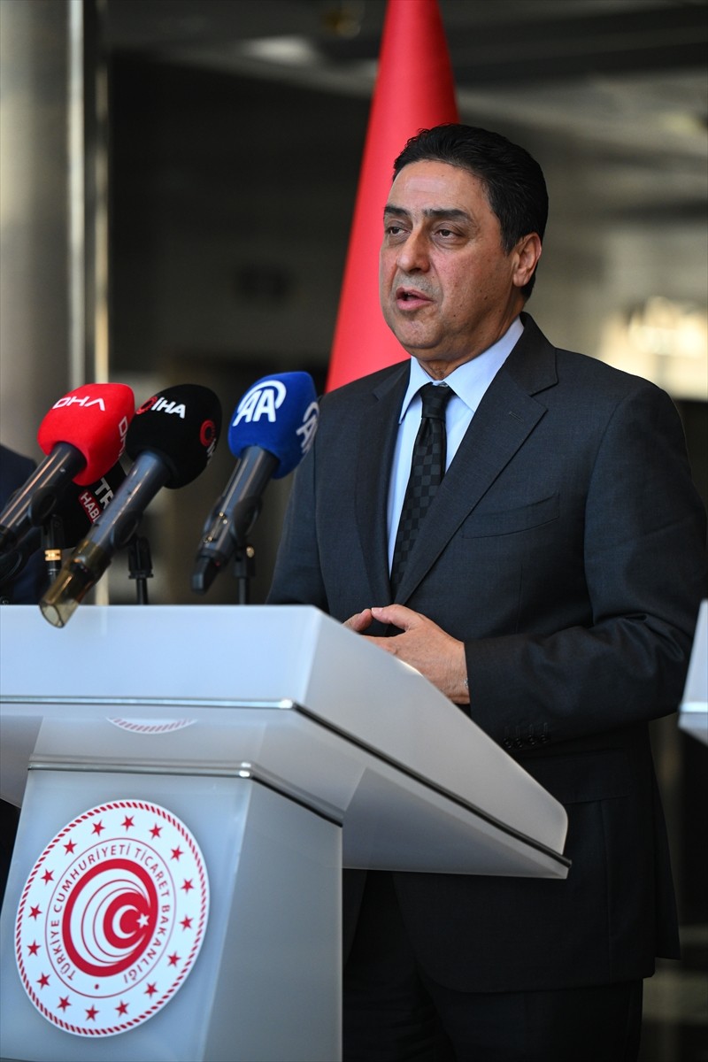 Ticaret Bakan Yardımcısı Mustafa Tuzcu (sağda), Türkiye-Fas Serbest Ticaret Anlaşması (STA) Ortak...