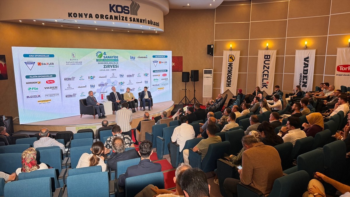 Konya Sanayi Odası ile Ekonomi Gazetesi işbirliğinde düzenlenen 4. Sanayide Yeşil Dönüşüm ve...
