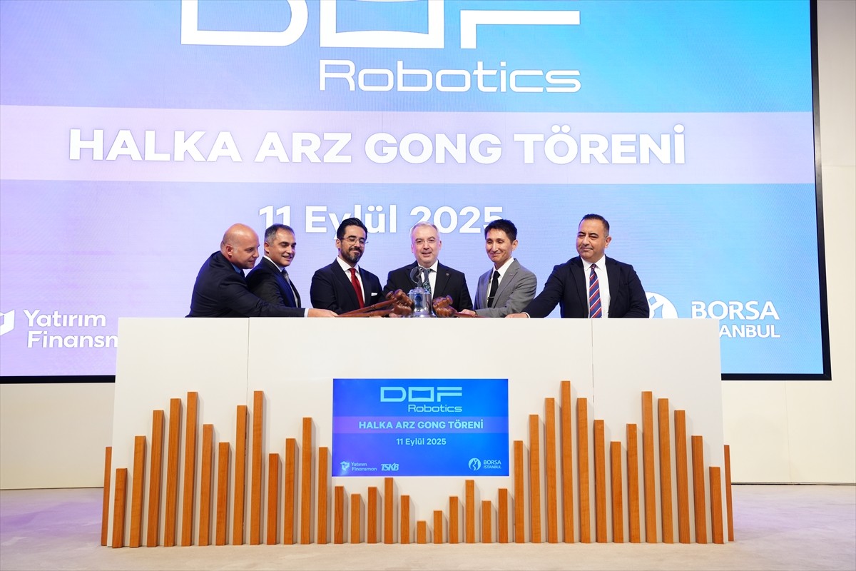 Borsa İstanbul’da gong, halka arz sürecini yatırımcının yoğun ilgisiyle tamamlayan DOF Robotik...