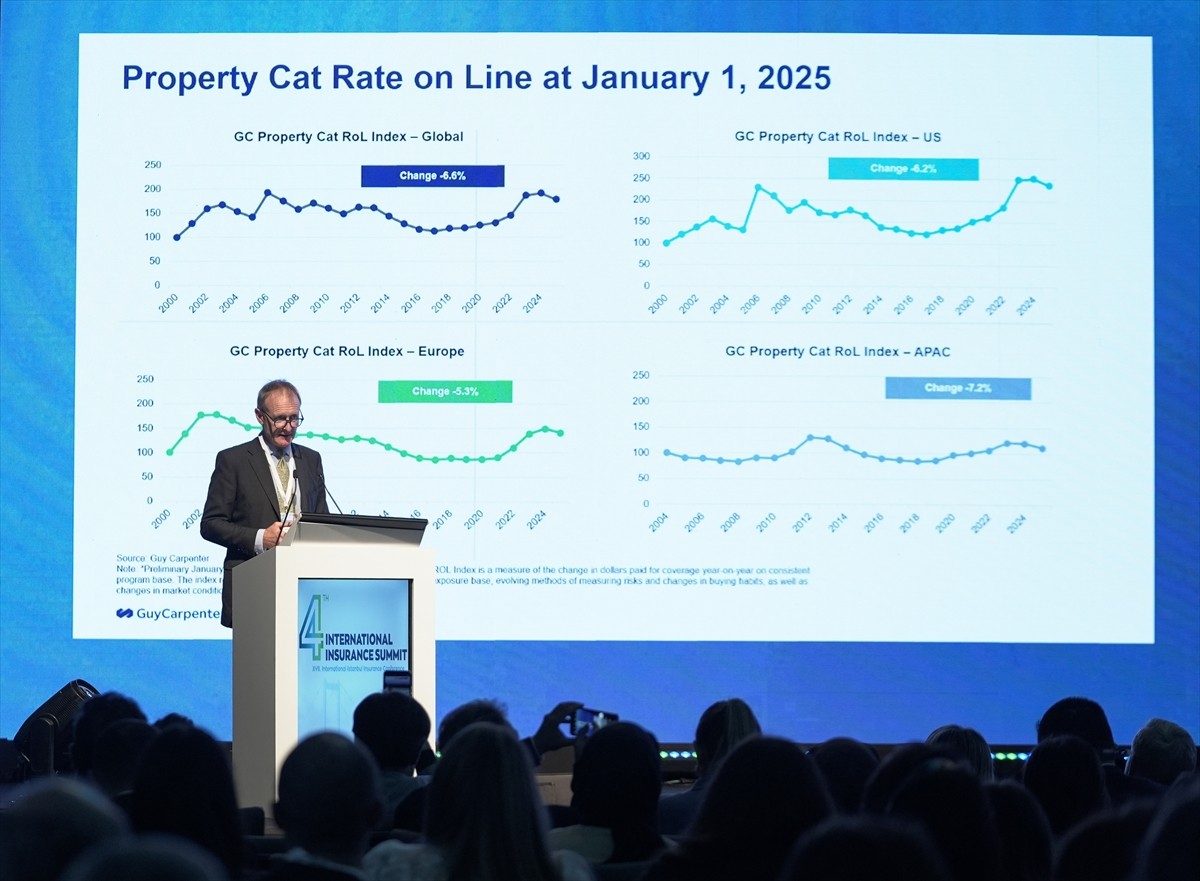 Guy Carpenter Global Müşteri İlişkileri Başkanı Charles Whitmore, Anadolu Ajansının (AA) Global...