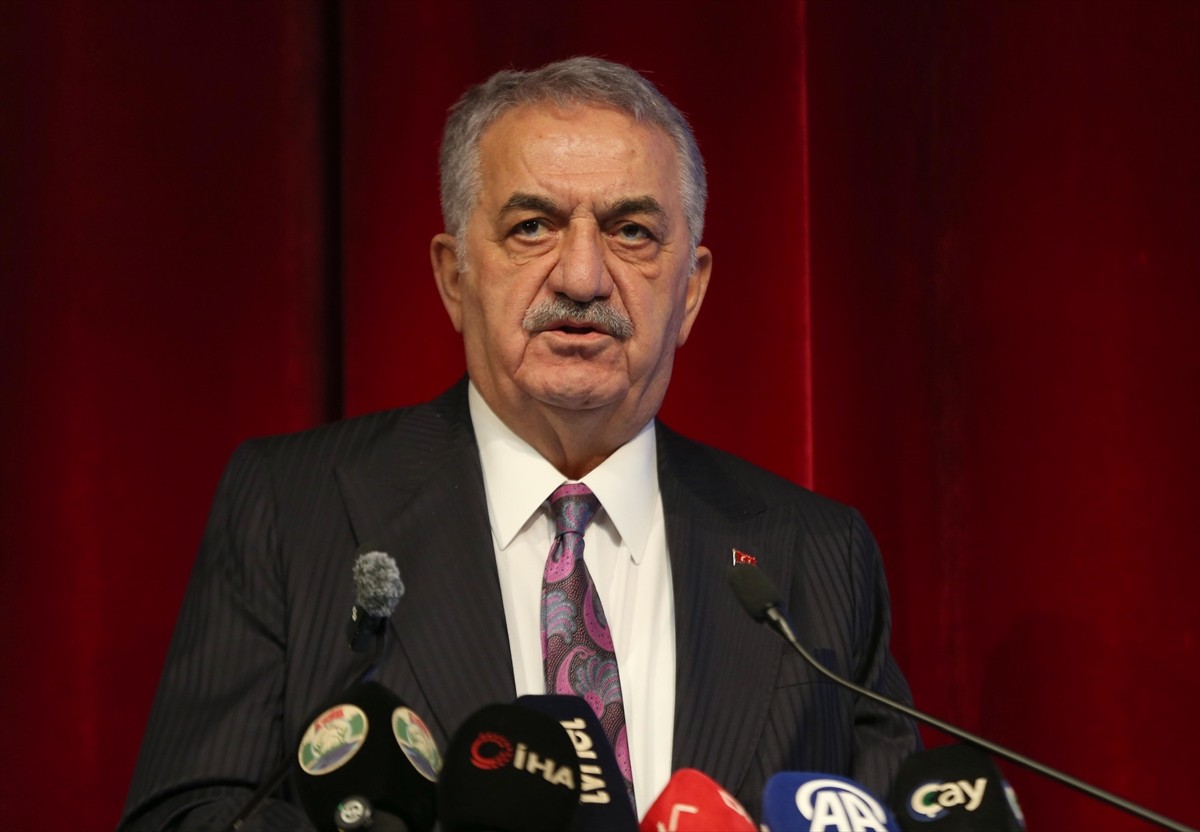 Rize'de, Recep Tayyip Erdoğan Üniversitesi Kongre ve Kültür Merkezi'nde Uluslararası Rize Ticaret...