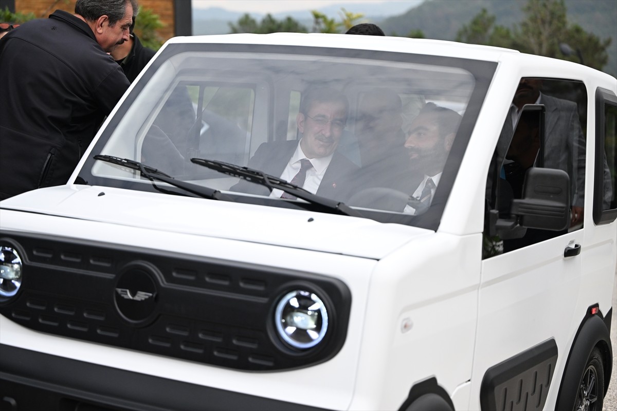 Cumhurbaşkanı Yardımcısı Cevdet Yılmaz (sağ 2), çeşitli programlara katılmak üzere geldiği...