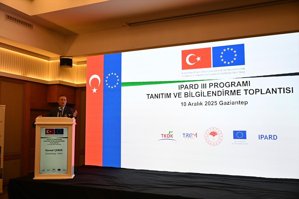 Tarım ve Orman Bakanlığınca Gaziantep'teki bir otelde, IPARD III Programı Tanıtım ve Bilgilendirme...